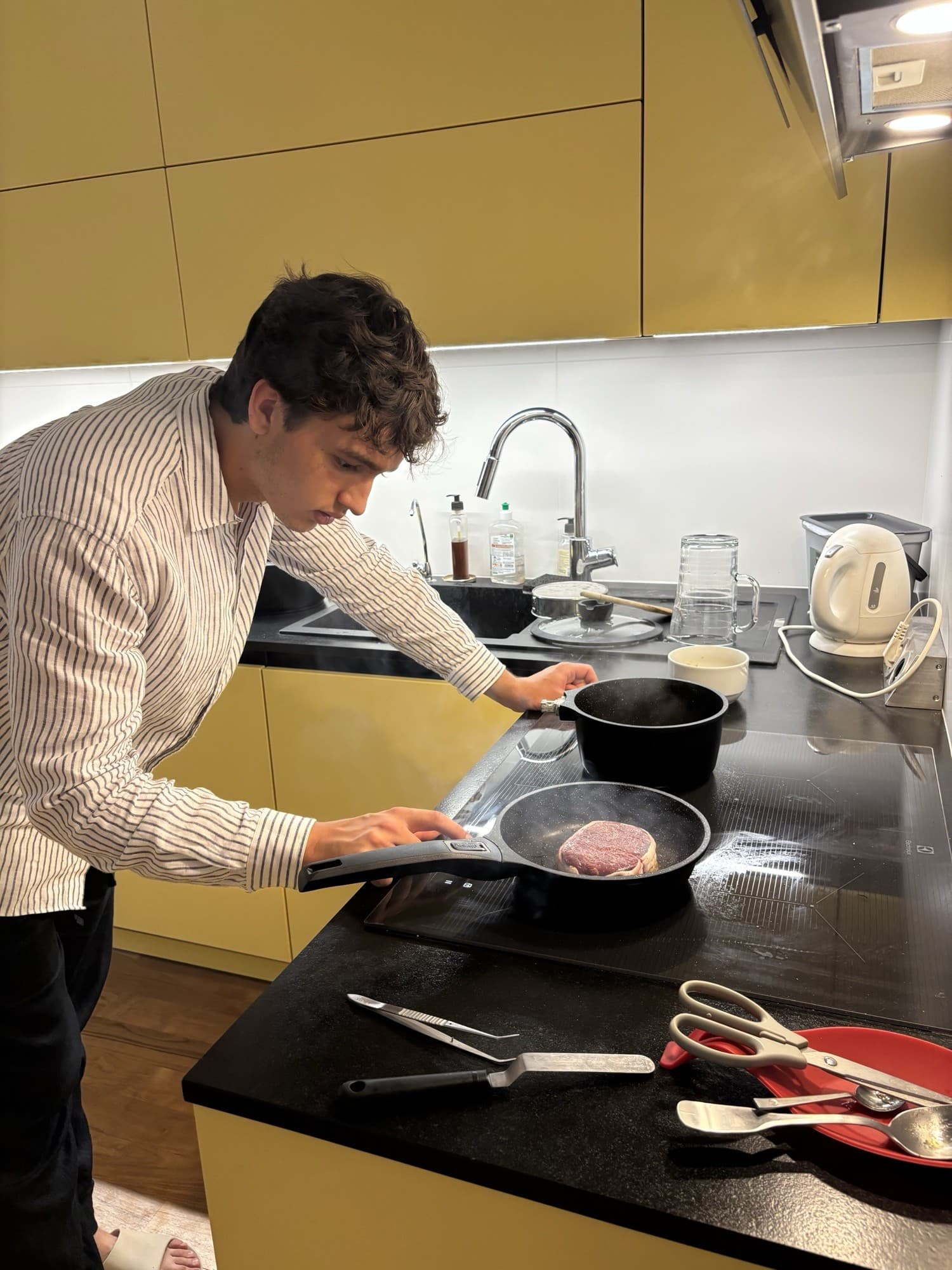 Alfred en cuisine